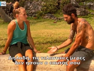 Survivor 2: Δαλάκα και Μουρούτσος έλυσαν τις διαφορές τους και εκείνη ζήτησε συγγνώμη (βίντεο)